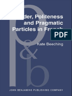 Download Kate Beeching Gender Politeness and Pragmatic Particles in French Pragmatics  Beyond New 2001 by AAG2 SN212853231 doc pdf