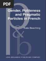 Download Kate Beeching Gender Politeness and Pragmatic Particles in French Pragmatics  Beyond New 2001 by AAG2 SN212853231 doc pdf