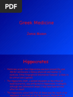 Greek Medicine