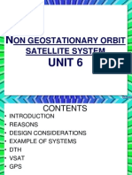 Unit 6 Non Geostaitonary Orbit Satellite System