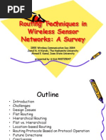 Routing Techniques in Wireless Sensor Networks