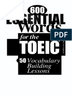 600 Essential Words for the TOEIC Test