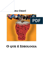 O que é ideologia de Marilena Chaui