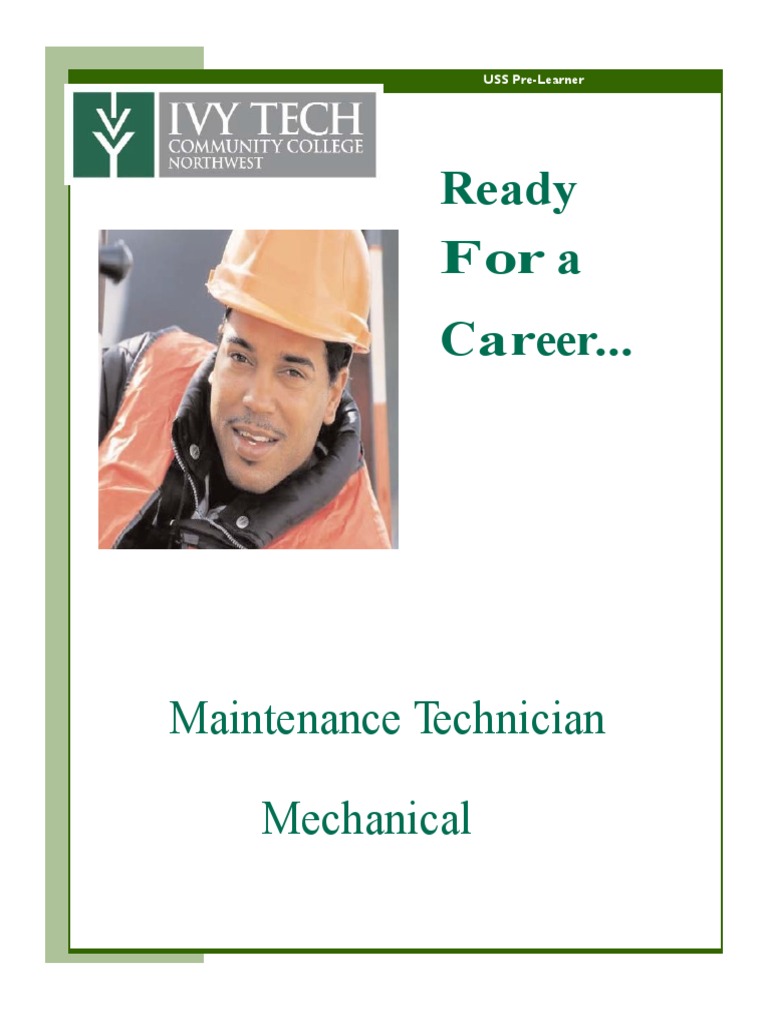 Industrial Maintenance Technician Program | PDF | Welding | Construction