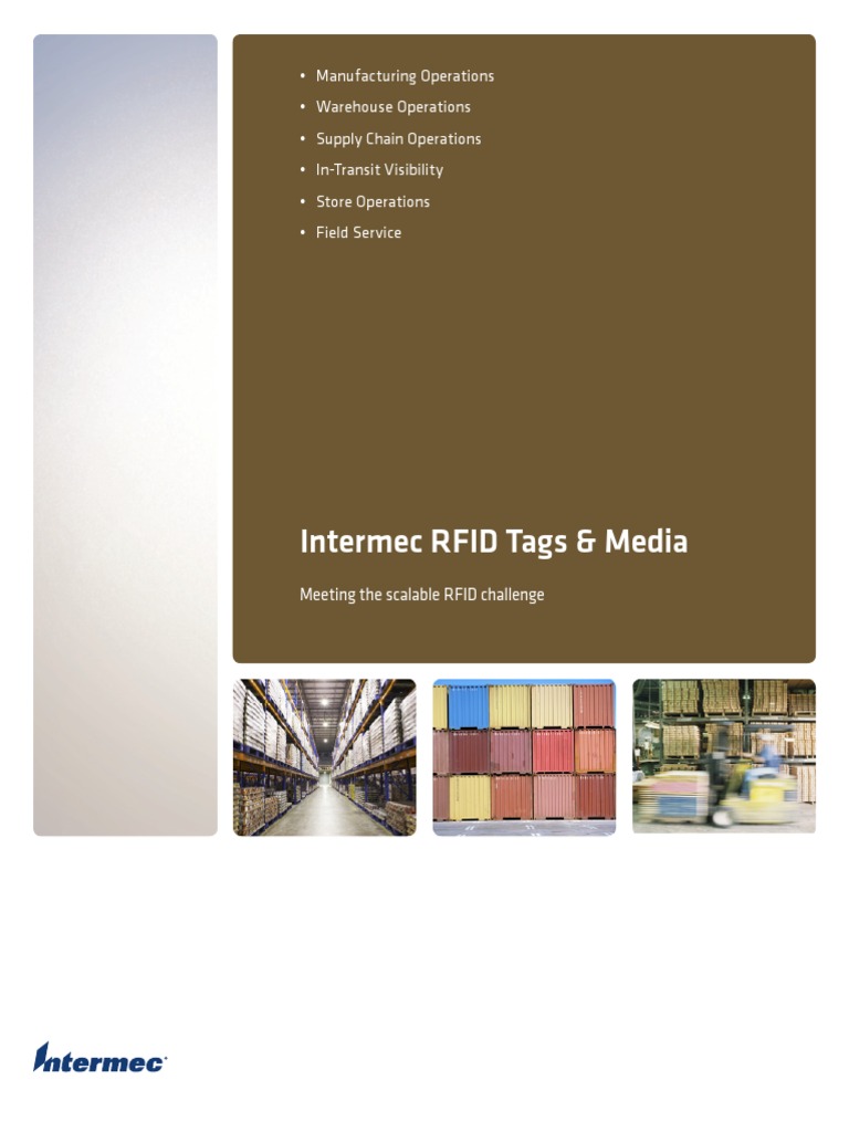 RFIDTagSelectionGuide Brochure Web | PDF | Radio Frequency ...