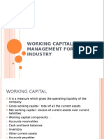 Working Capital Management For Sugar Industry