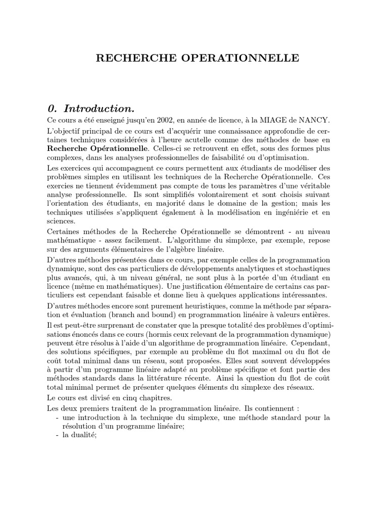 D FINITION DE RECHERCHE OP RATIONNELLE intelligence overview