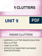 Unit 9 Radar Clutters