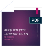 Strategic Management - I-Introduction Session - 2013-14