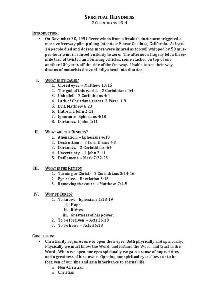 Sermon Example 2 | PDF