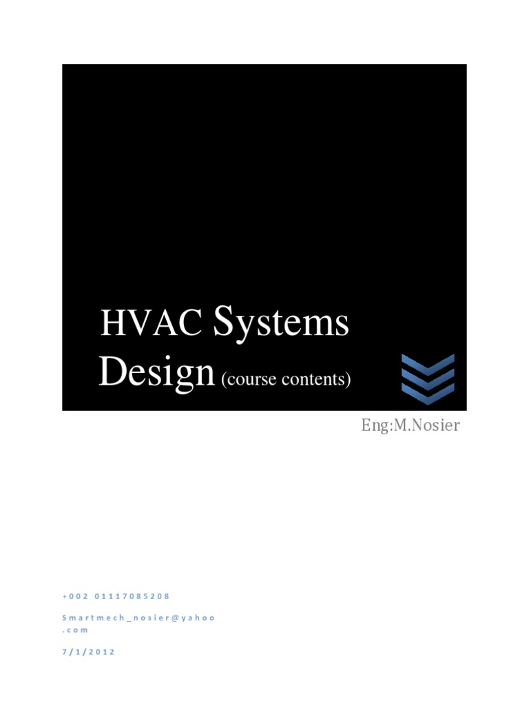 Hvac Course Contents | PDF