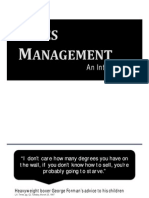 Sales Management