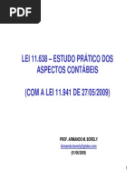APOSTILA LEI 11.638 - ESTUDO PRÁTICO DOS ASPECTOS CONTÁBEIS