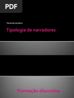 Tipologia de Narradores - Aula 02