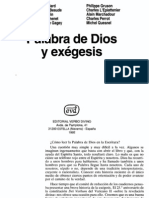 Palabra de Dios y Exegesis, Varios Autores