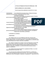 Aprueban 66 Normas Técnicas Del Reglamento Nacional de Edificaciones - DECRETO SUPREMO #011-2006-VIVIENDA