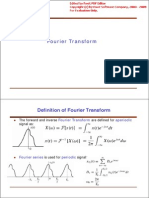 Fourier Transform: The Forward and Inverse Are Defined For Signal As