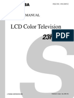 LCD Color Television: Service Manual