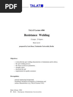 Download TALAT Lecture 4500 Resistance Welding by CORE Materials SN21294447 doc pdf