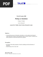 Download TALAT Lecture 5205 Plating on Aluminium by CORE Materials SN21294494 doc pdf