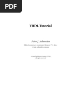 VHDL Tutorial: Peter J. Ashenden