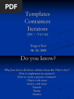 Templates Containers Iterators: (TIC++V1:C16)