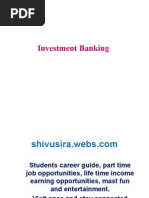 Investment Banking