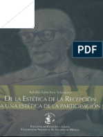 ASanchez V- De la estética de la recepción a una estética de la participación