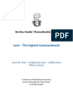 Love - The Highest Commandment: Bertha Dudde Themebooklet 007