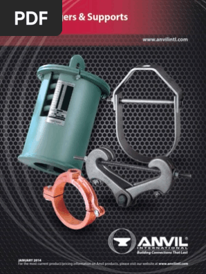 Anvil PipeHanger Catalog | PDF | Pipe (Fluid Conveyance) | Steel