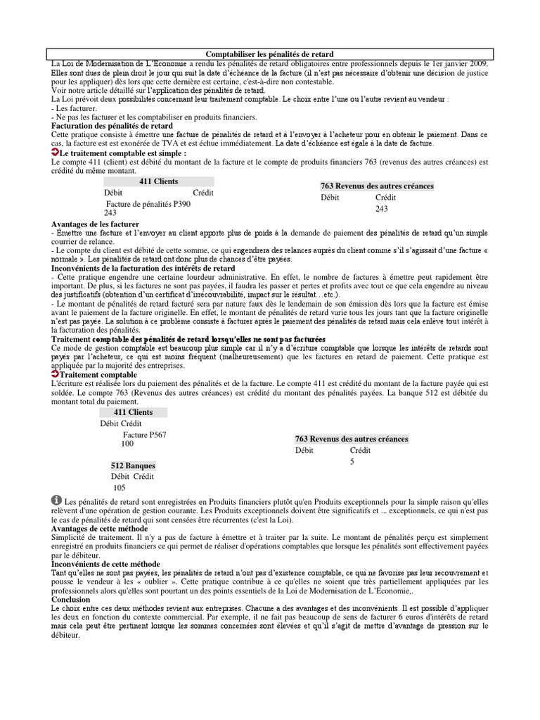 lettre d'application de pénalités pdf