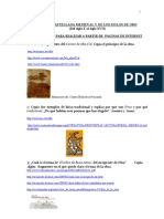 Literatura Castellana Medieval y de Los Siglos de Oro. Preguntas y Actividades