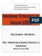 UTEC - Pablo Chilibroste PDF