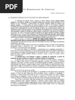 O processo de humanização da natureza - Paulo Meksenas
