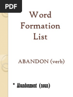 Download Word Formation List 1 by Adrianosvki Figuerosvki SN213014920 doc pdf