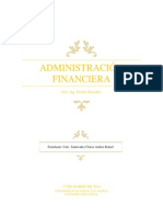 administración financiera