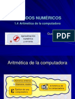 1.4 Aritmetica de La Computadora