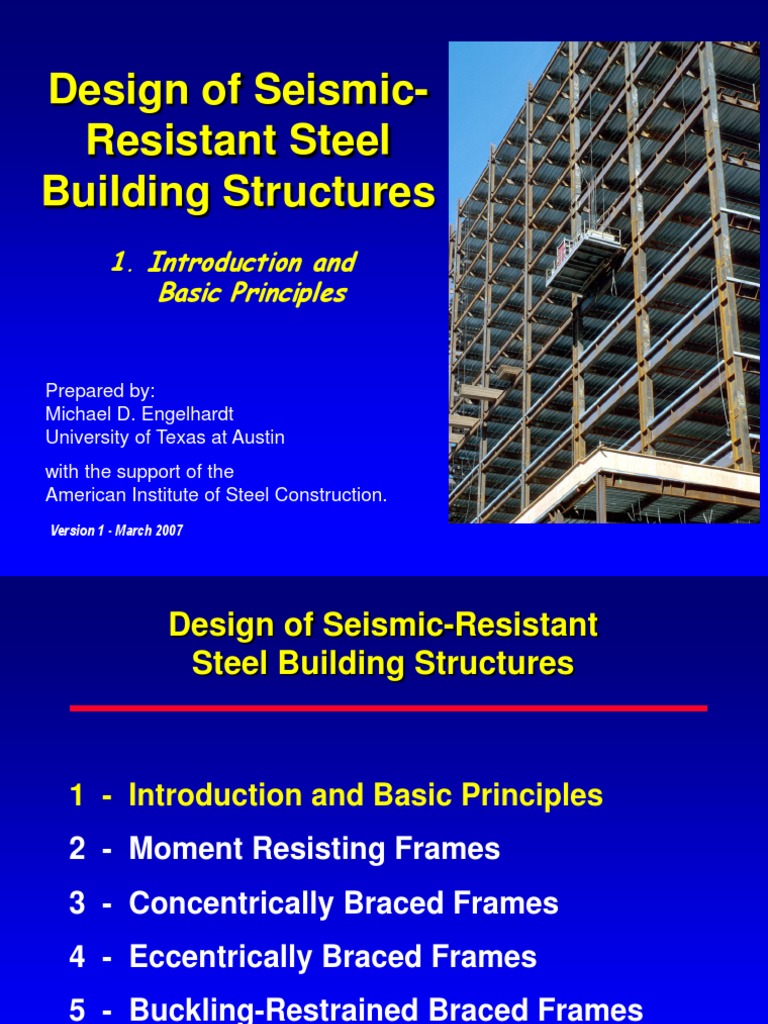Seismic-Resistant Steel Building Design | PDF | Buckling | Strength Of ...