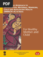 Download A Strategic Approach to Reproductive Maternal Newborn Child and Adolescent Health RMNCHA in India by Jennifer Pearson-Paredes SN213033959 doc pdf
