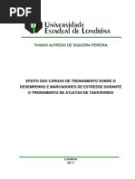 Efeito Das Cargas de Treinamento de Atletas de Taekwondo