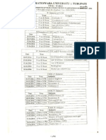 LLM Time Table