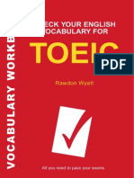 Check Your English Vocabulary for Toeic