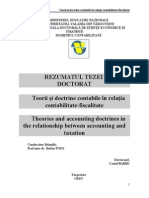 Teorii Si Doctrine Contabile in Relatia Contabilitatea Fiscalitate