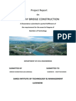 Railway Bridge Construction: Project Report