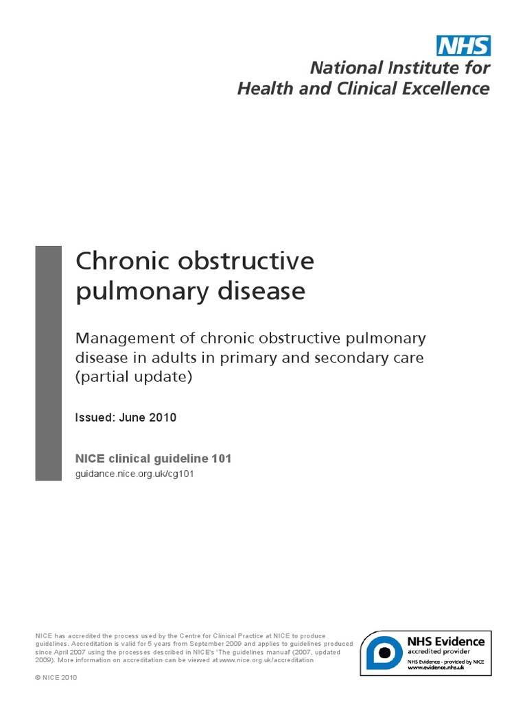 Chronic Obstructive Pulmonary Disease | PDF | Science & Mathematics ...