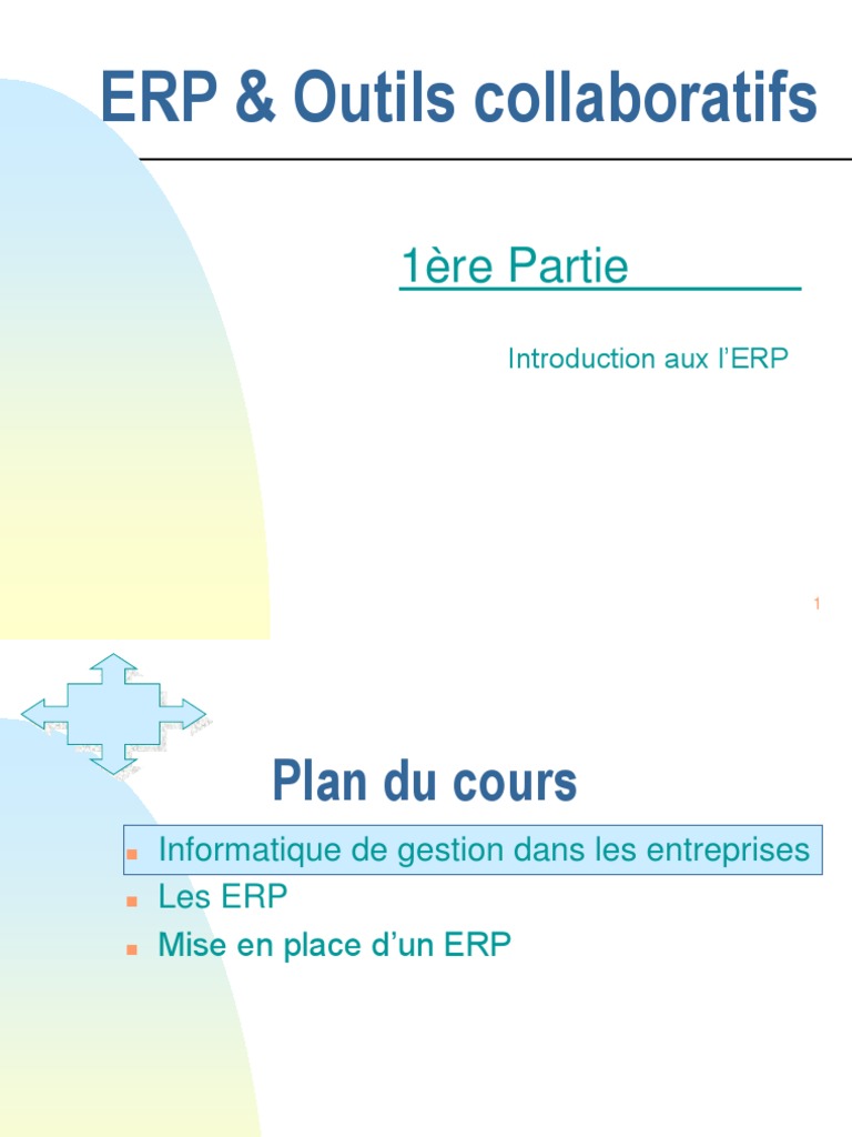 Outils ERP et leur mise en œuvre | PDF | Progiciel de gestion intégré ...