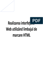 Realizarea Paginilor Web-Introducere În HTML