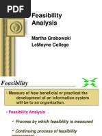 Feasibility Analysis, Whitten Ch. 9