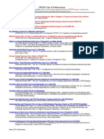 List of Publications