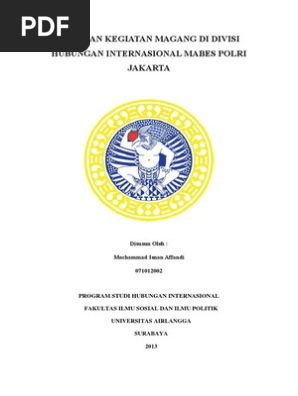 Laporan Magang Interpol Pdf